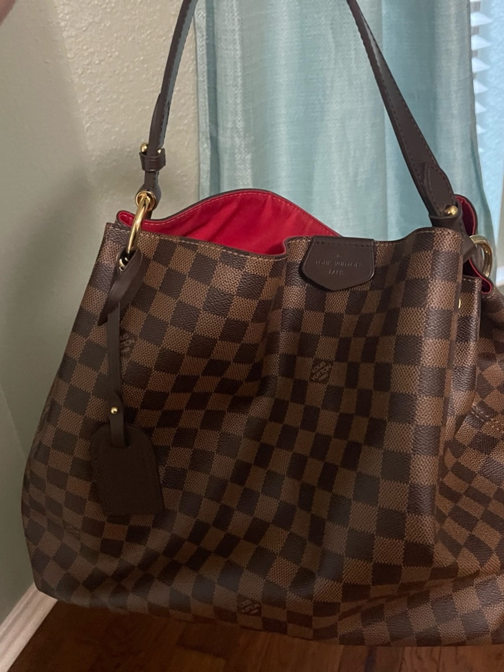 Louis Vuitton Brown Damier Ebene Shoulder Bag - Picture 3 of 10